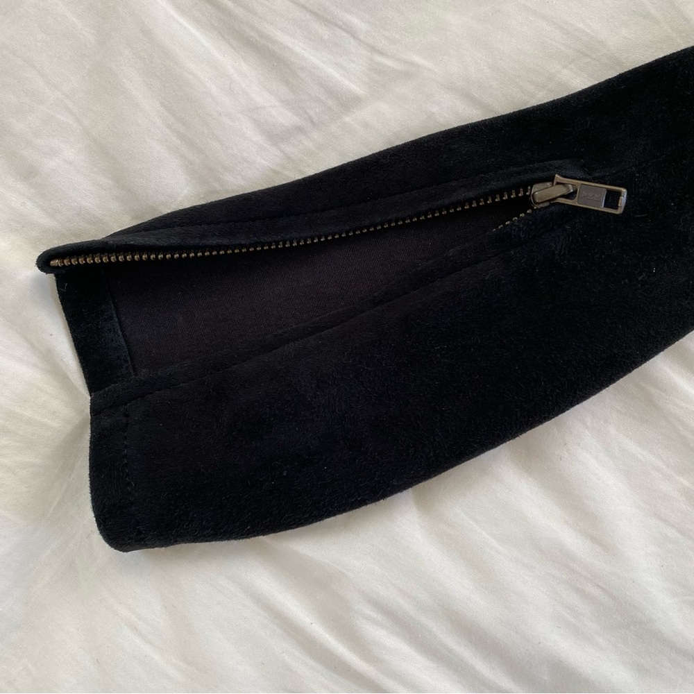 CURRENT/ELLIOTT The Silverlake Zip Suede Skinny Jeans Size 24 LIKE NEW - Picture 10 of 10